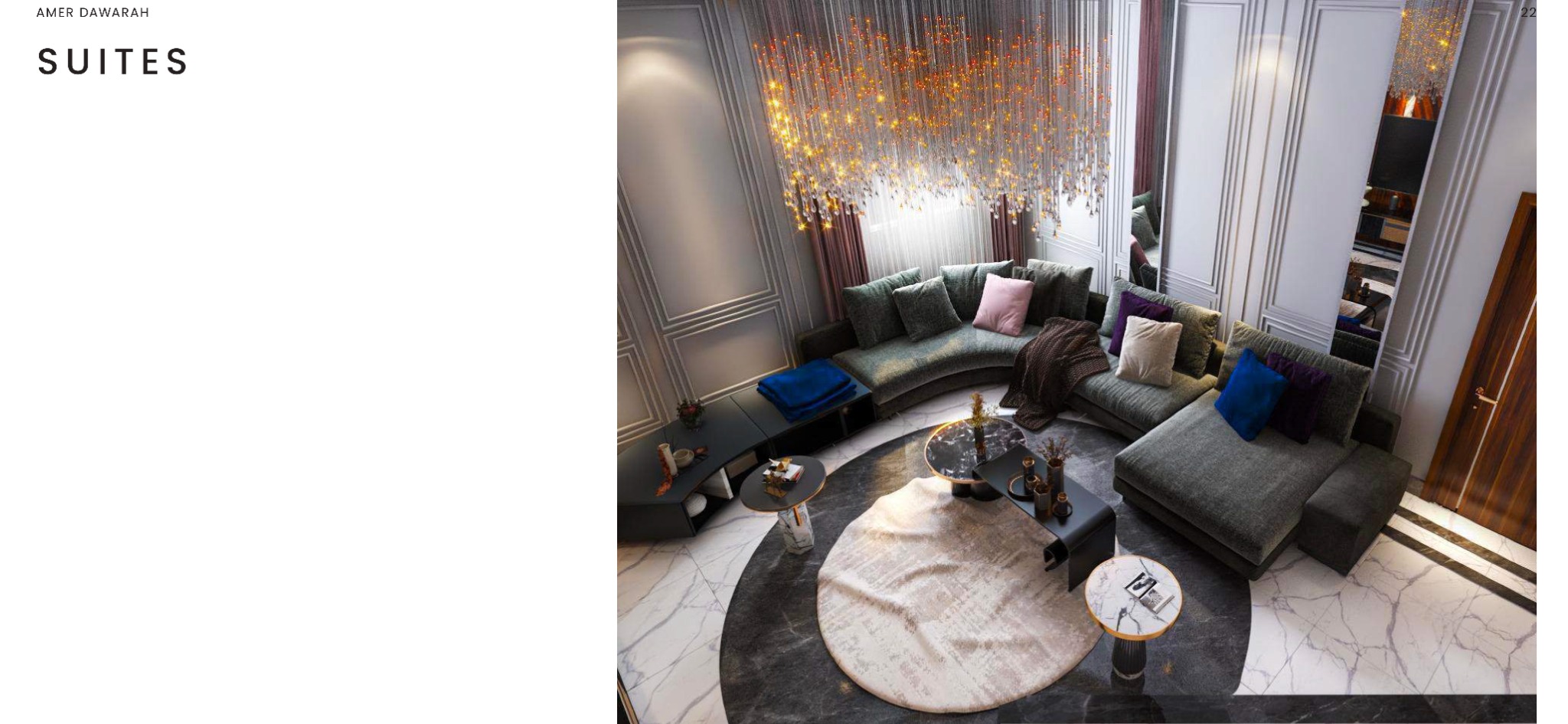 Suite interior project