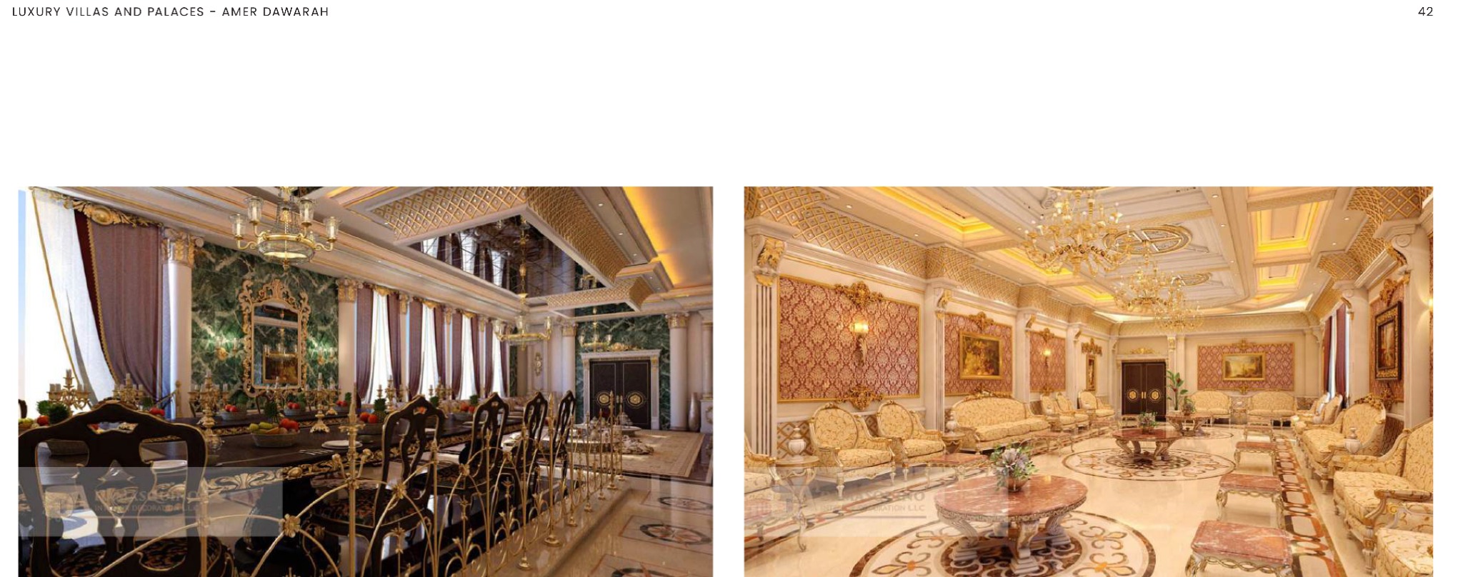 Luxury villa interior project