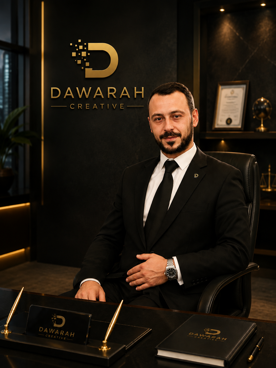 Taj Aldeen Hussain, Head of Dawarah Creative Damascus Syria Branch